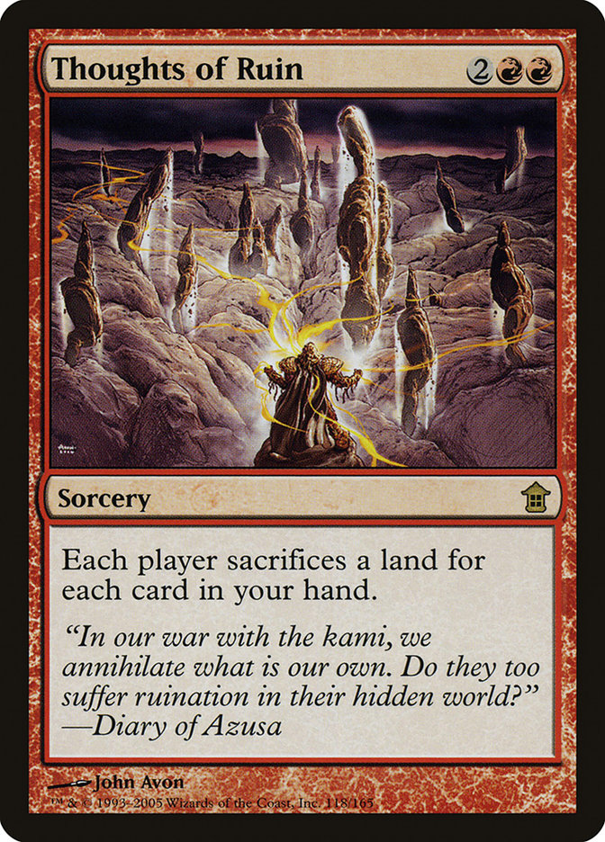 Thoughts of Ruin [Saviors of Kamigawa] | Good Games Cannington