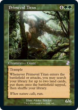 Primeval Titan 365/289 (Time Spiral: Remastered)  - Foil | Good Games Cannington