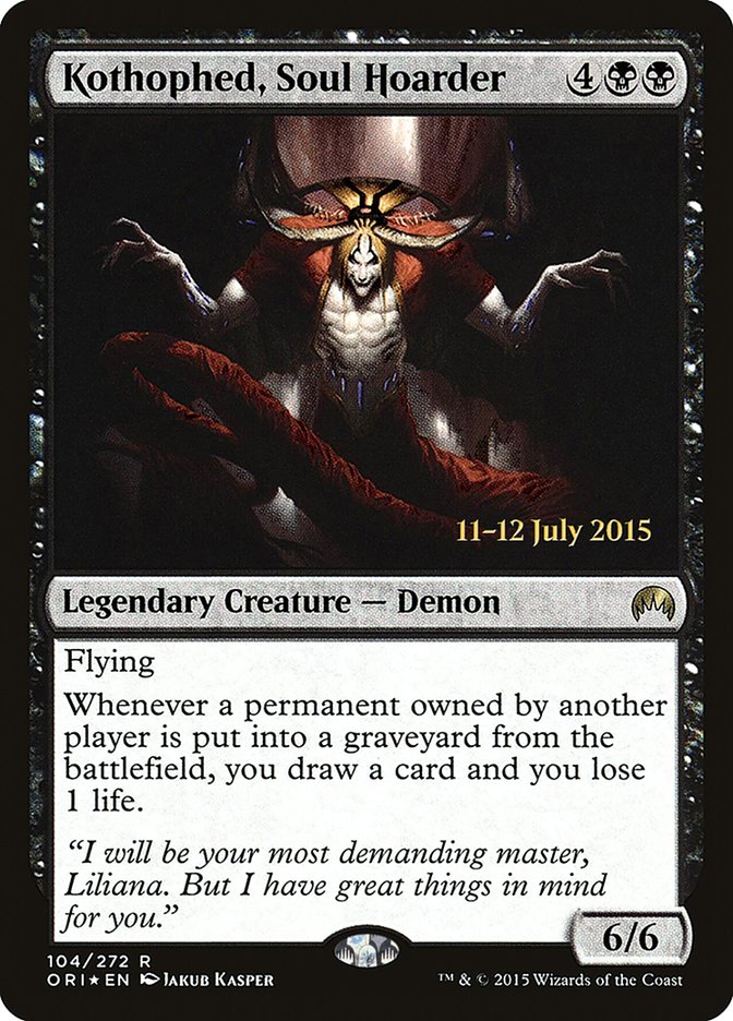 Kothophed, Soul Hoarder [Magic Origins Prerelease Promos] | Good Games Cannington