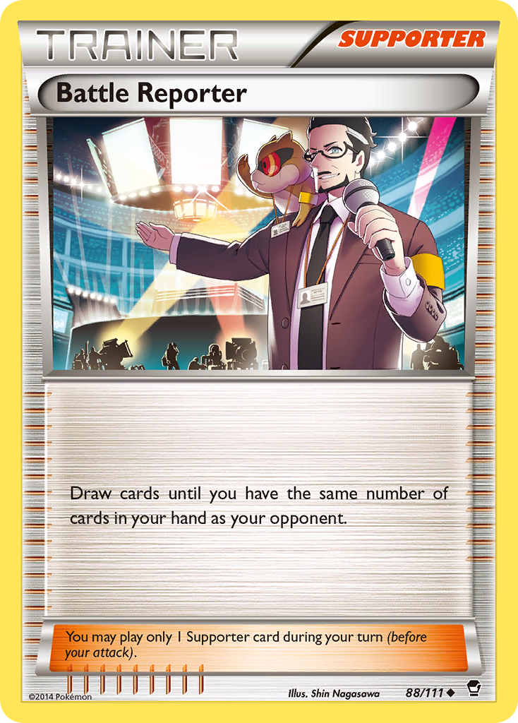 Battle Reporter (88/111) [XY: Furious Fists] | Good Games Cannington