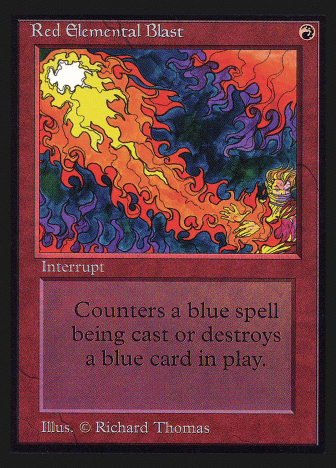 Red Elemental Blast [Collectors' Edition] | Good Games Cannington