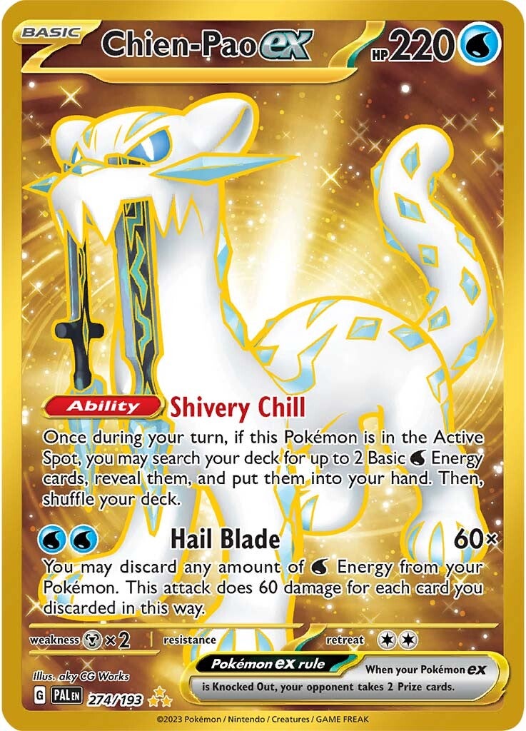 Chien-Pao ex (274/193) [Scarlet & Violet: Paldea Evolved] | Good Games Cannington