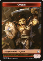Clue // Goblin Double-Sided Token [Dungeons & Dragons: Adventures in the Forgotten Realms Commander Tokens] | Good Games Cannington