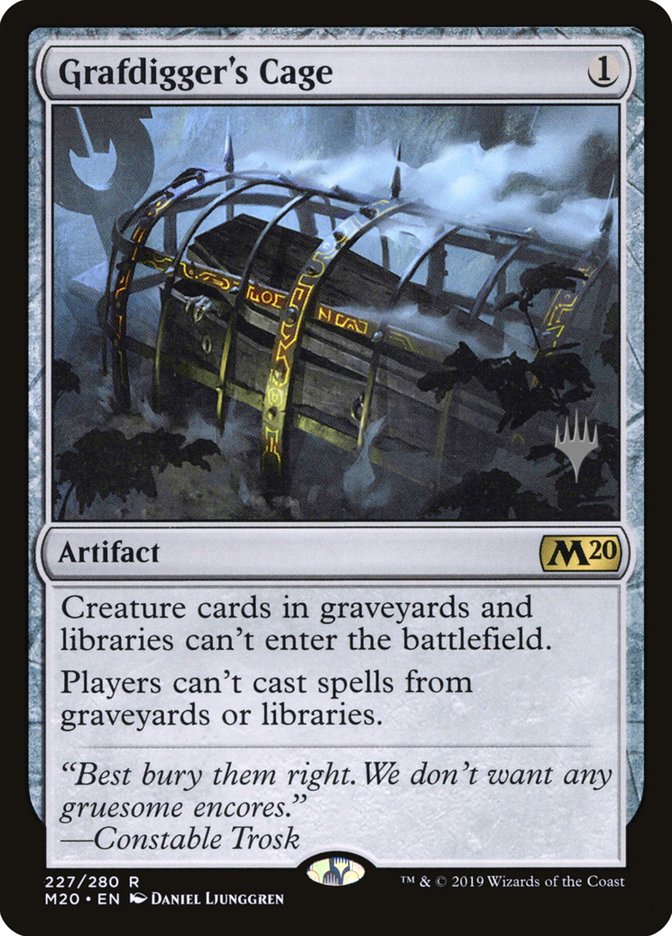 Grafdigger's Cage (Promo Pack) [Core Set 2020 Promos] | Good Games Cannington