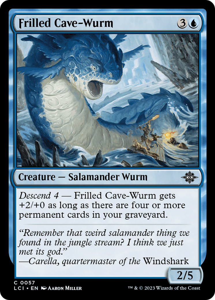 Frilled Cave-Wurm [The Lost Caverns of Ixalan] | Good Games Cannington