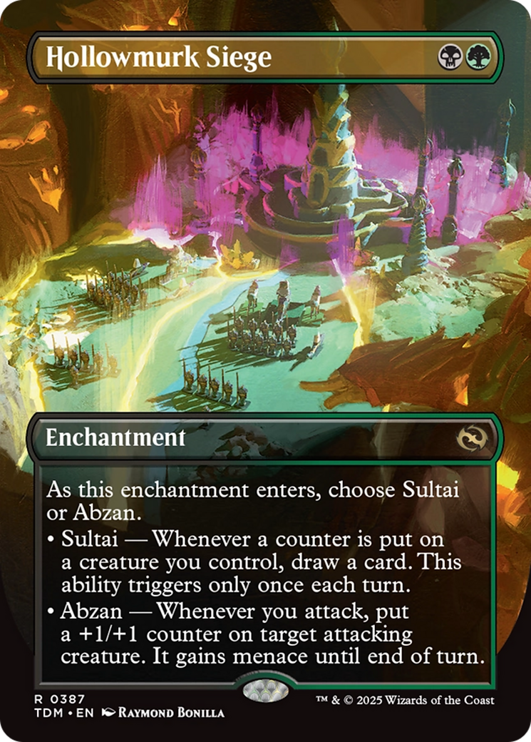 Hollowmurk Siege (Borderless) [Tarkir: Dragonstorm] | Good Games Cannington