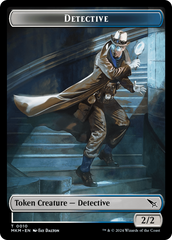 Detective // Plant Double-Sided Token [Murders at Karlov Manor Tokens] | Good Games Cannington