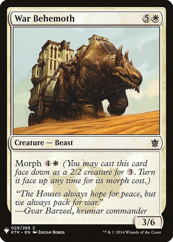 War Behemoth [Mystery Booster] | Good Games Cannington