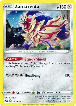 Zamazenta (SWSH034) [Sword & Shield: Black Star Promos] | Good Games Cannington