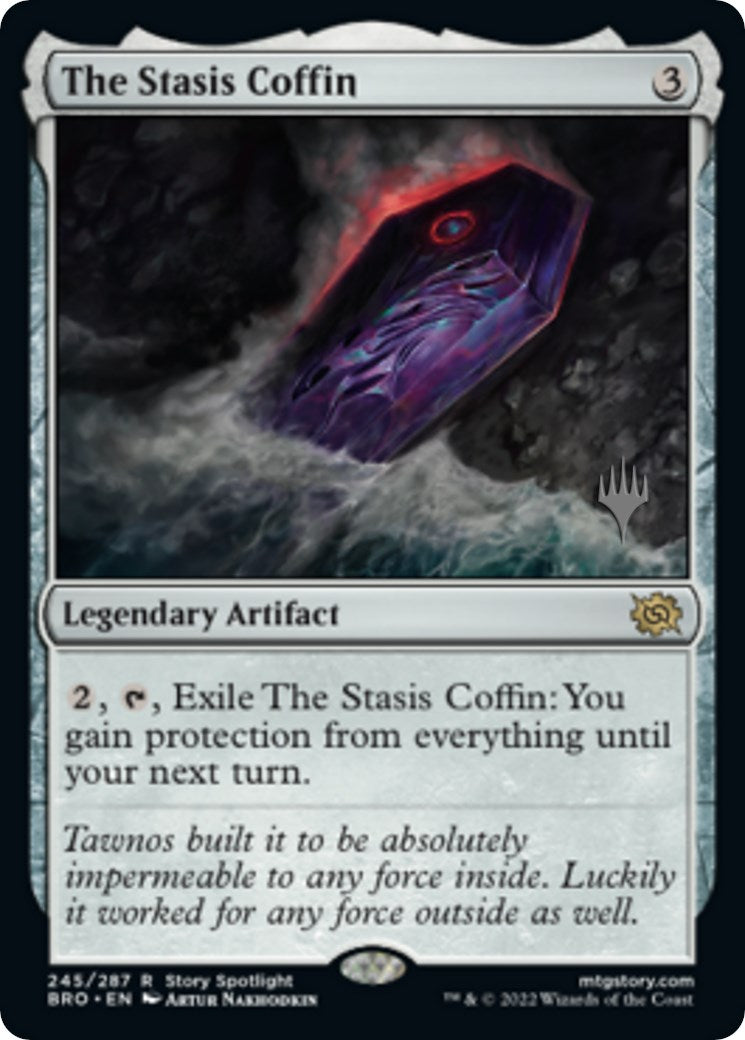 The Stasis Coffin (Promo Pack) [The Brothers' War Promos] | Good Games Cannington