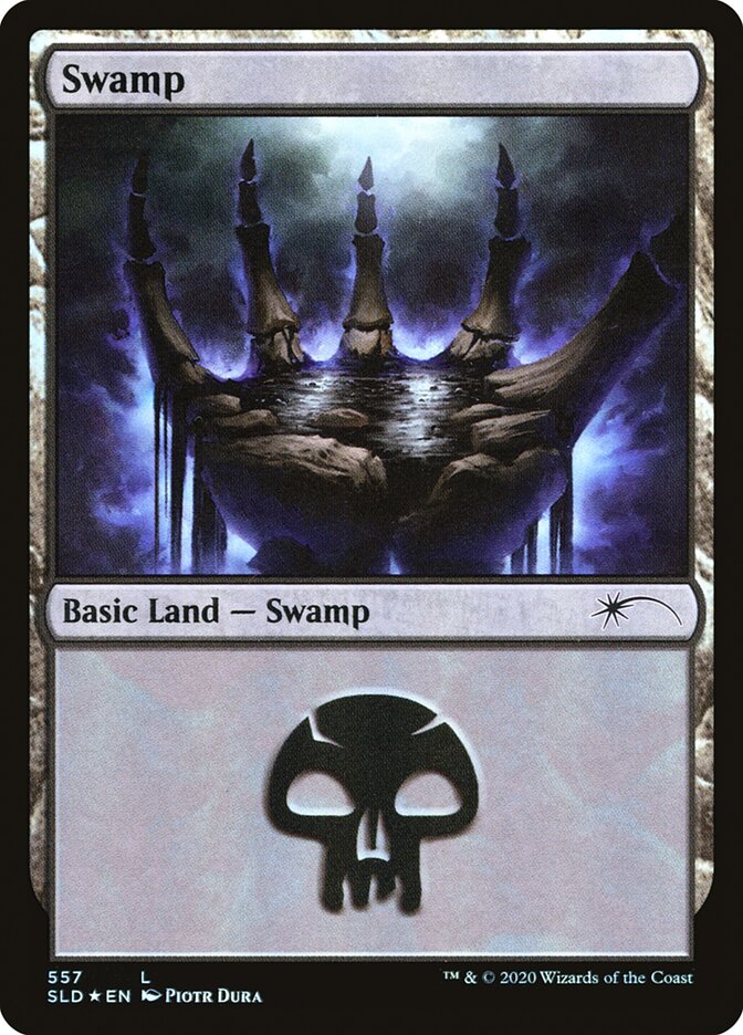 Swamp (Discarding) (557) [Secret Lair Drop Promos] | Good Games Cannington