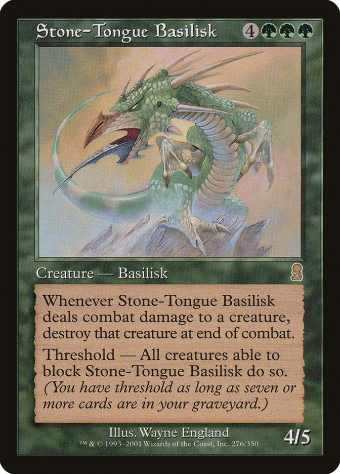 Stone-Tongue Basilisk 276 (Odyssey)  | Good Games Cannington