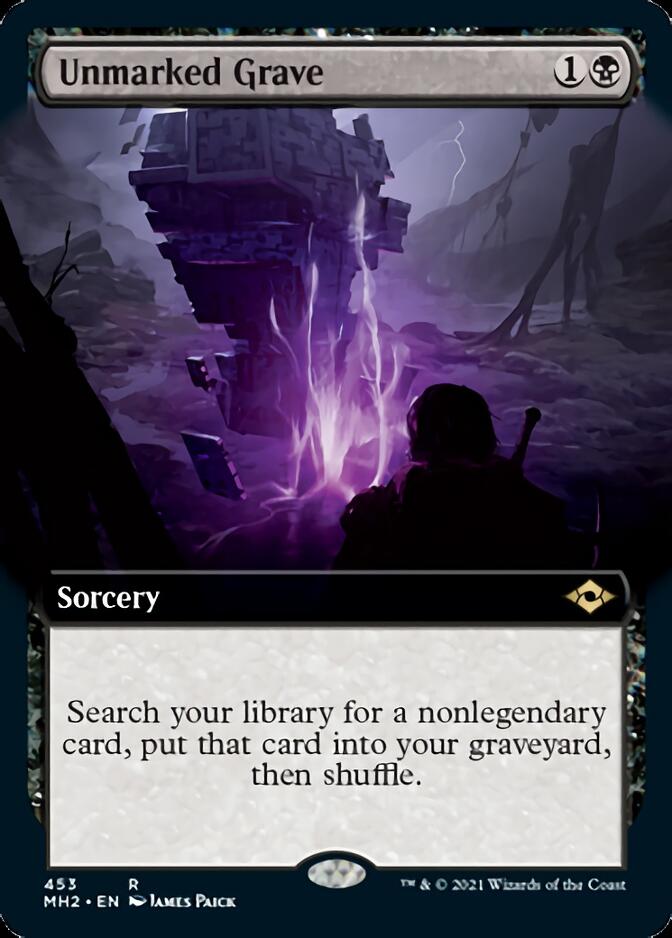 Unmarked Grave (Extended Art) [Modern Horizons 2] | Good Games Cannington