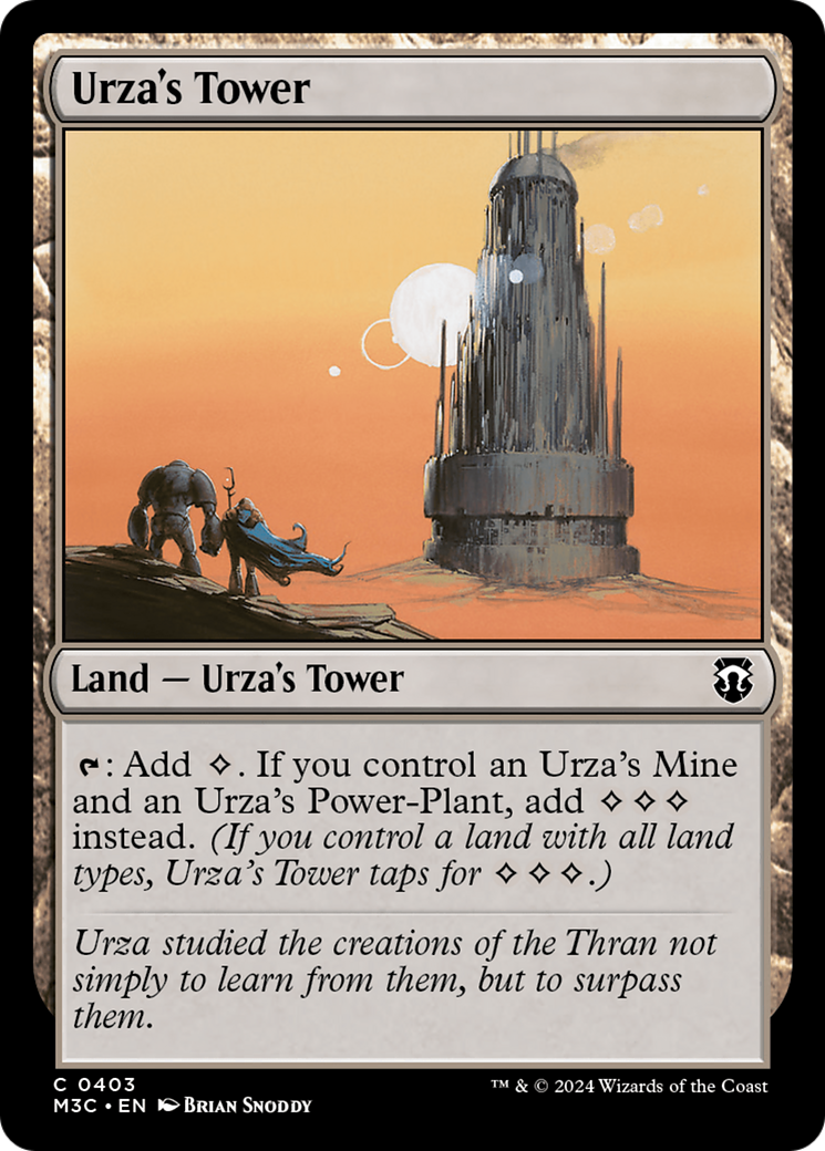 Urza's Tower (Ripple Foil) [Modern Horizons 3 Commander] | Good Games Cannington