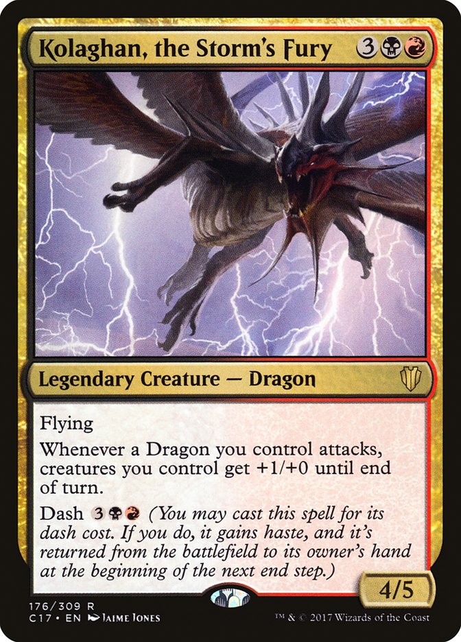 Kolaghan, the Storm's Fury 176/309 (Commander 2017)  | Good Games Cannington