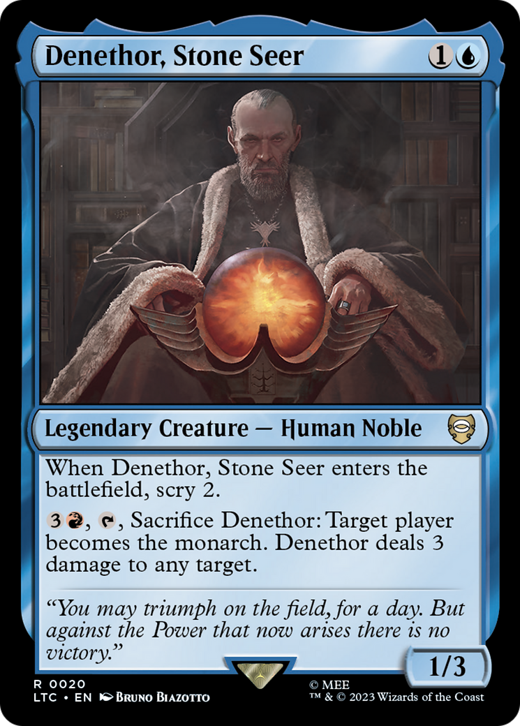 Denethor, Stone Seer [The Lord of the Rings: Tales of Middle-Earth Commander] | Good Games Cannington