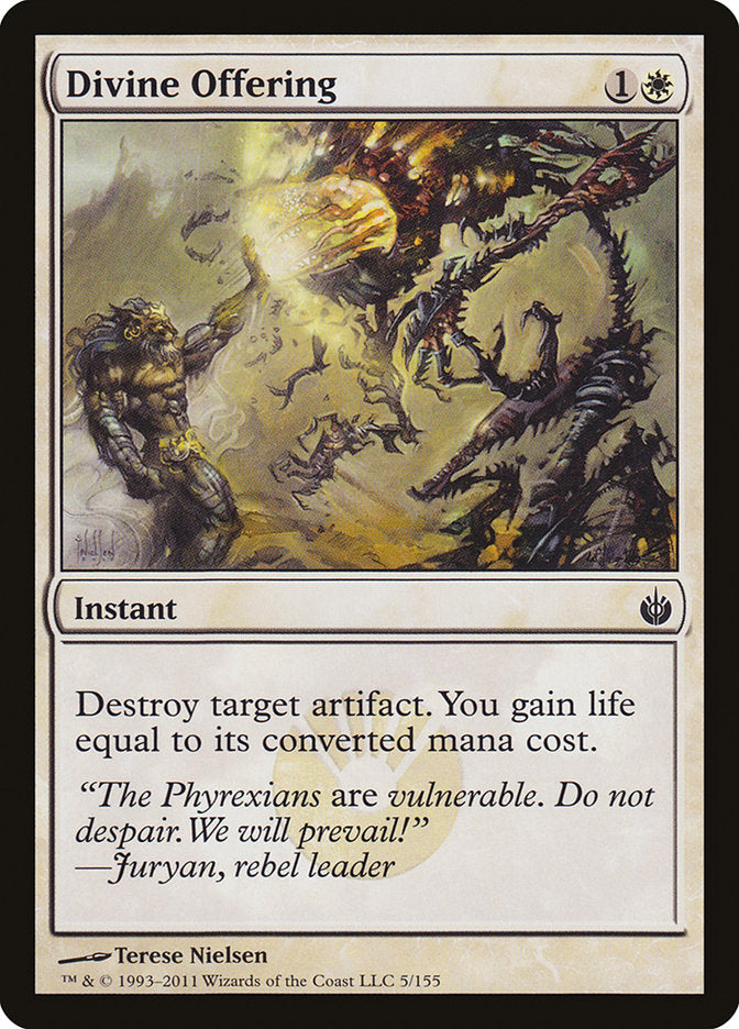 Divine Offering 5/155 (Mirrodin Besieged)  | Good Games Cannington