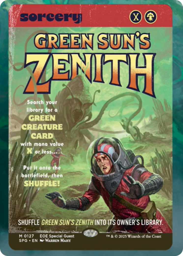 Green Sun's Zenith (Showcase) [Edge of Eternities Special Guests] | Good Games Cannington