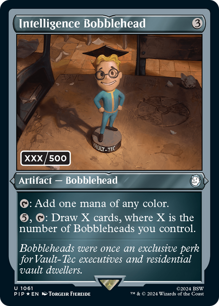 Intelligence Bobblehead (Serialized) [Fallout] | Good Games Cannington