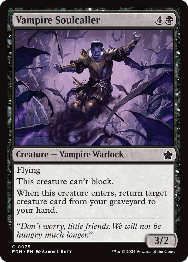 Vampire Soulcaller [Foundations] | Good Games Cannington