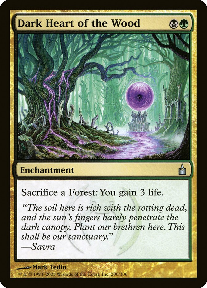 Dark Heart of the Wood 200/306 (Ravnica: City of Guilds)  | Good Games Cannington