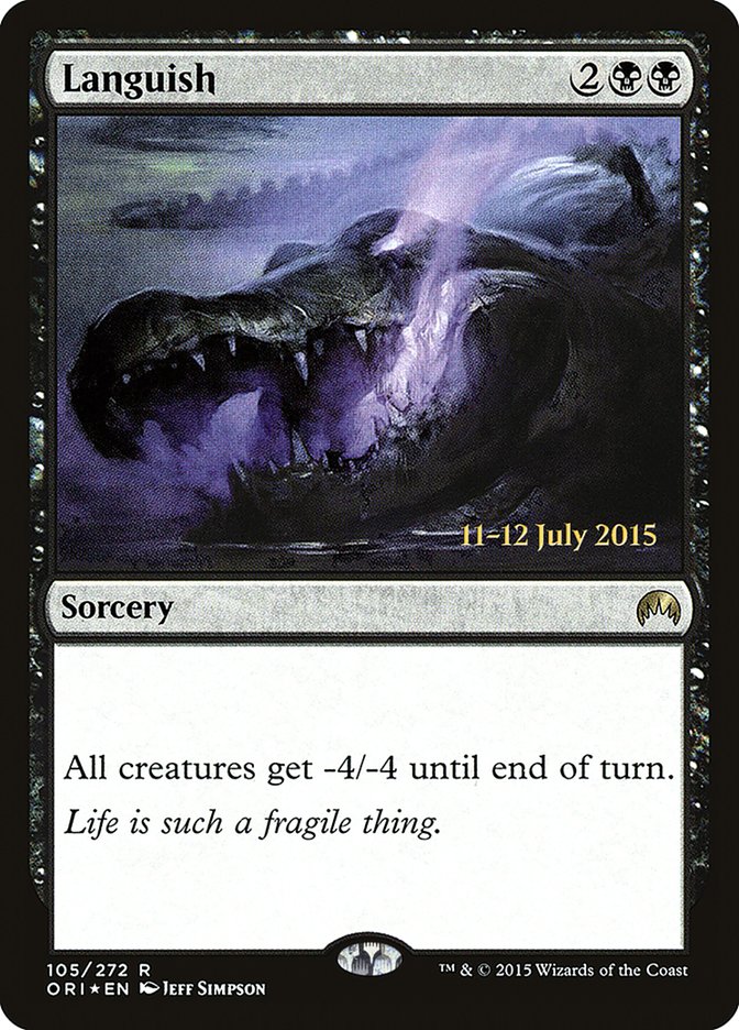 Languish [Magic Origins Prerelease Promos] | Good Games Cannington