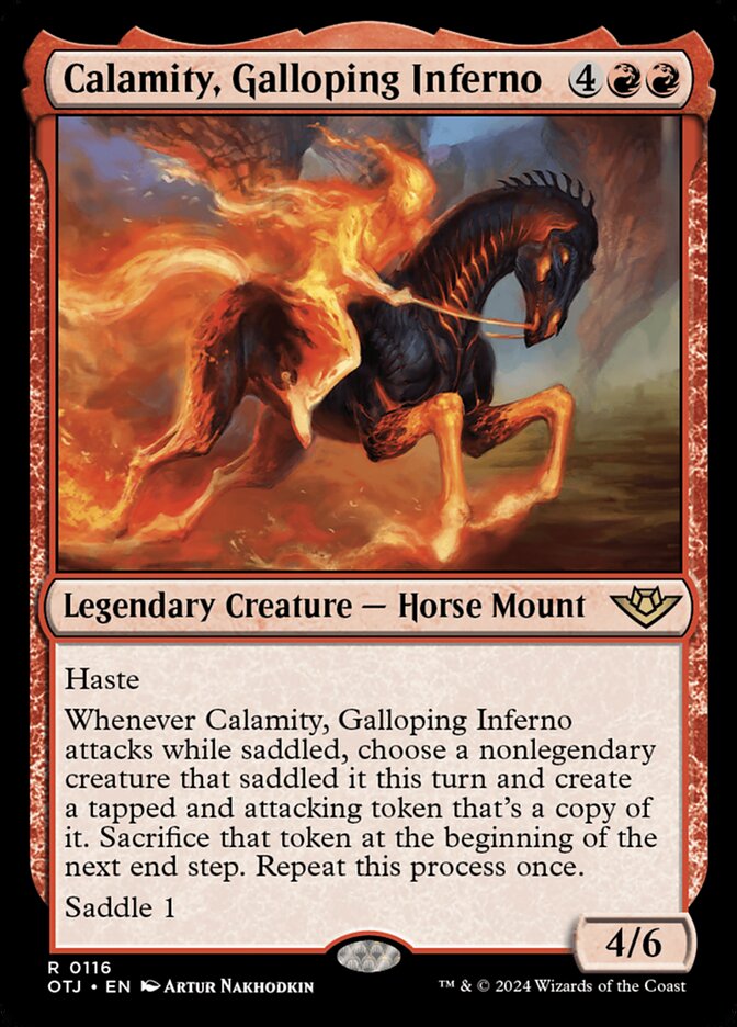 Calamity, Galloping Inferno 116 (Outlaws of Thunder Junction)  | Good Games Cannington