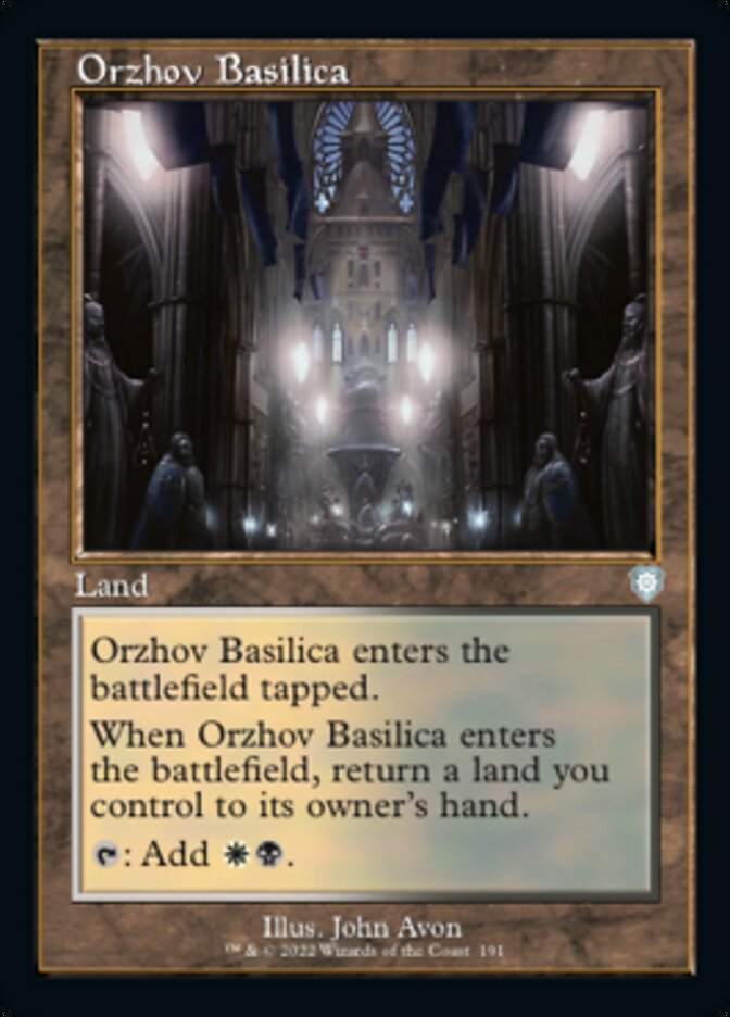 Orzhov Basilica (Retro) [The Brothers' War Commander] | Good Games Cannington