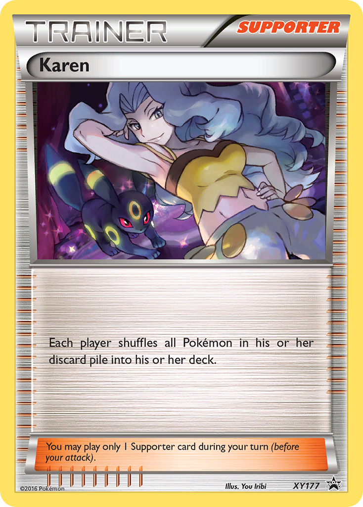 Karen (XY177) [XY: Black Star Promos] | Good Games Cannington