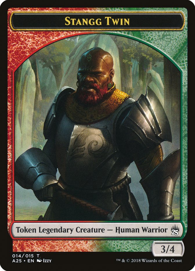 Stangg Twin Token [Masters 25 Tokens] | Good Games Cannington