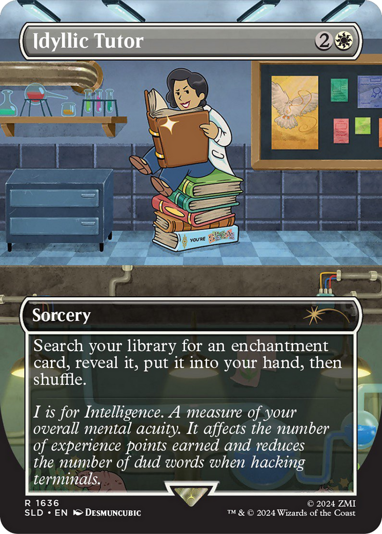 Idyllic Tutor (1636) (Rainbow Foil) [Secret Lair Drop Series] | Good Games Cannington
