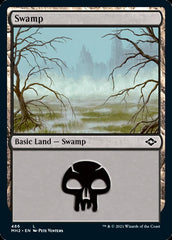 Swamp (486) (Foil Etched) [Modern Horizons 2] | Good Games Cannington