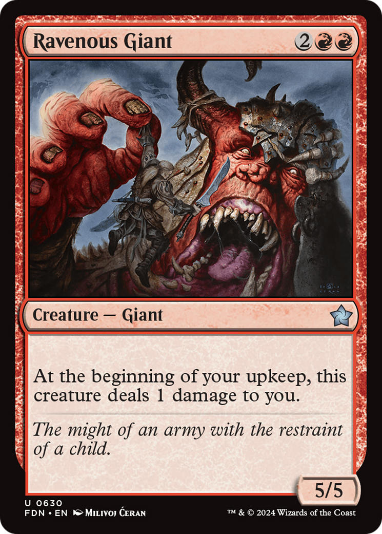 Ravenous Giant [Foundations] | Good Games Cannington