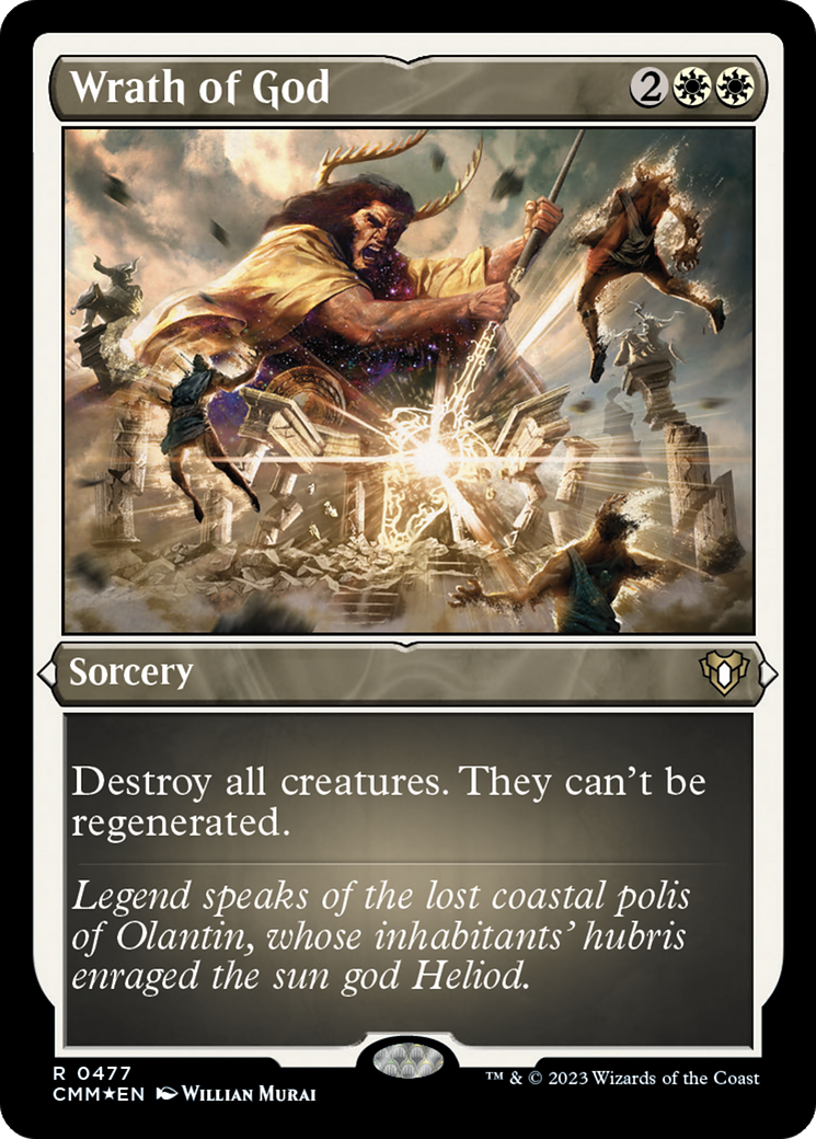 Wrath of God (Foil Etched) [Commander Masters] | Good Games Cannington
