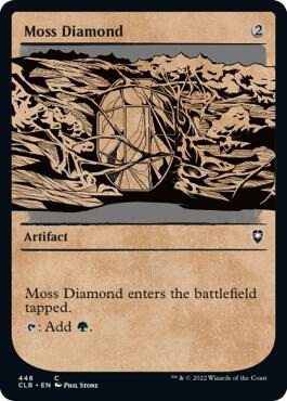 Moss Diamond Showcase 448 (Commander Legends: Battle for Baldur's Gate)  | Good Games Cannington