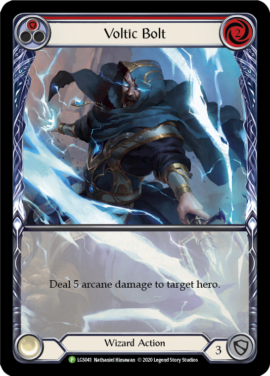 Voltic Bolt (Red) [LGS041] (Promo)  Rainbow Foil | Good Games Cannington