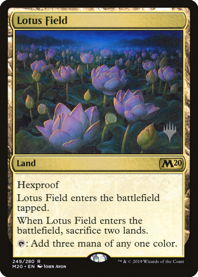 Lotus Field (Promo Pack) [Core Set 2020 Promos] | Good Games Cannington