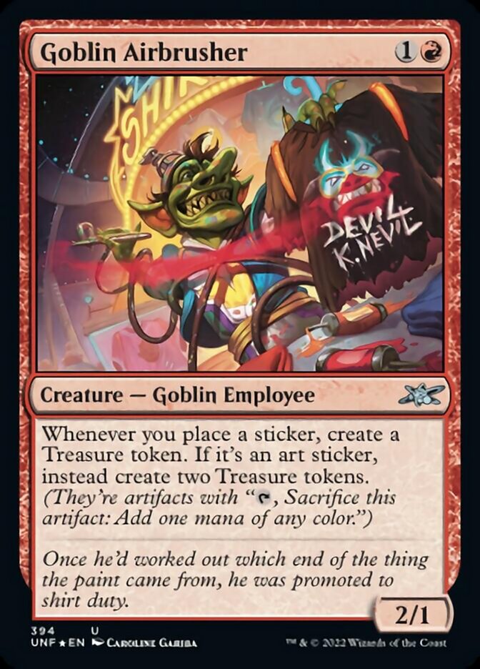Goblin Airbrusher (Galaxy Foil) [Unfinity] | Good Games Cannington