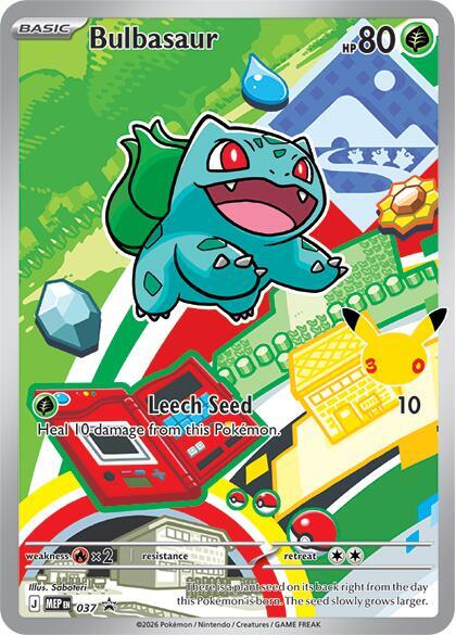 Bulbasaur 037 037 (ME: Mega Evolution Promo)  - Holofoil | Good Games Cannington