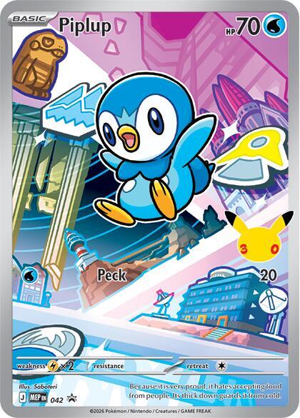 Piplup 042 (ME: Mega Evolution Promo)  - Holofoil | Good Games Cannington