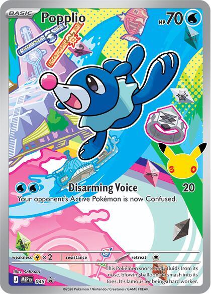 Popplio 045 (First Partner Collection 2026)  - Holofoil | Good Games Cannington