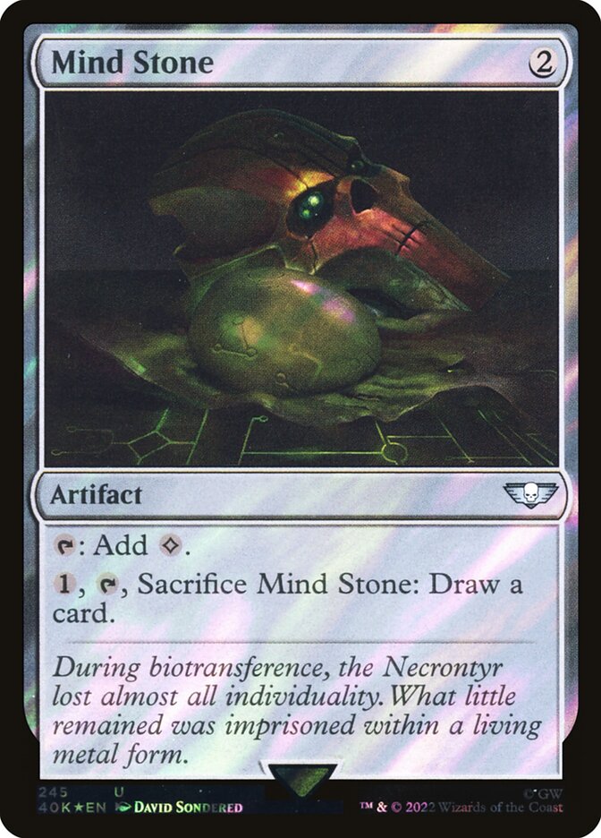 Mind Stone  245★/617 (Universes Beyond: Warhammer 40,000)  - Surge Foil | Good Games Cannington