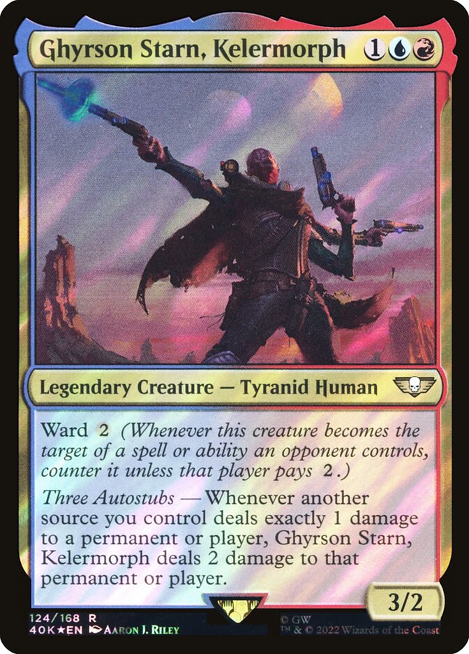 Ghyrson Starn Kelermorph Surge Foil 124 (Universes Beyond: Warhammer 40,000)  - Foil | Good Games Cannington