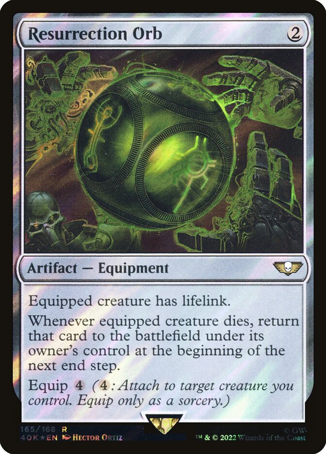 Resurrection Orb  165★/617 (Universes Beyond: Warhammer 40,000)  - Surge Foil | Good Games Cannington