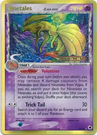 Ninetales Delta Species 8/101 (Dragon Frontiers)  - Reverse Holofoil | Good Games Cannington