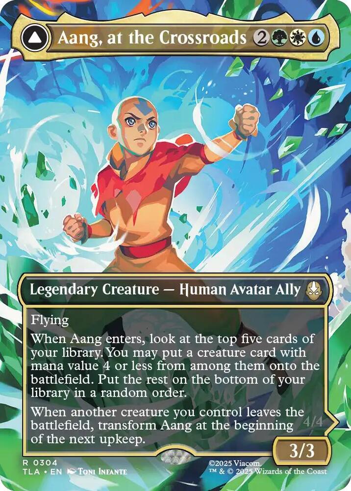 Aang, at the Crossroads (Dupe) 304/286 (Avatar: The Last Airbender)  - Borderless | Good Games Cannington