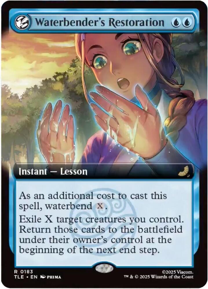 Waterbenders Restoration Extended Art (Dupe) 183 (Avatar: The Last Airbender: Eternal-Legal)  | Good Games Cannington