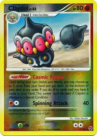 Claydol 15/106 (Great Encounters)  - Reverse Holofoil | Good Games Cannington