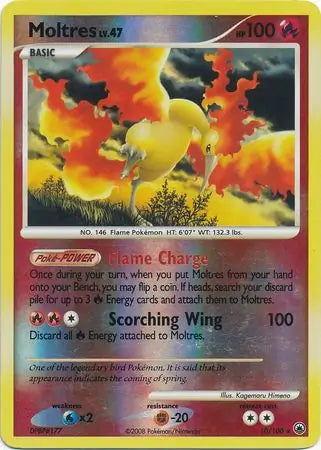 Moltres 10/100 (Majestic Dawn)  - Reverse Holofoil | Good Games Cannington
