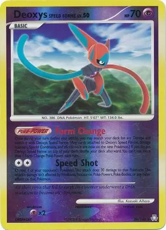 Deoxys Speed Forme 26/146 (Legends Awakened)  - Reverse Holofoil | Good Games Cannington